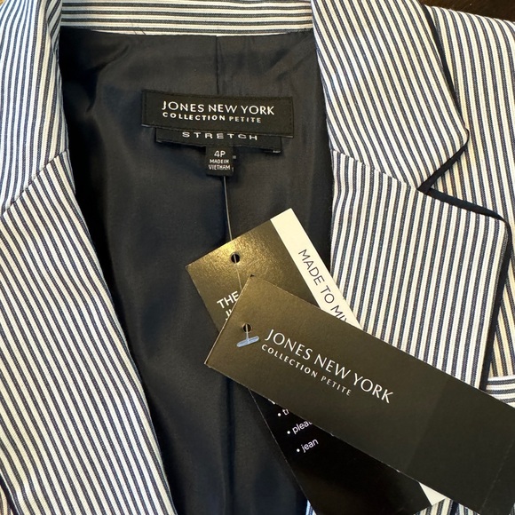 Pin Striped Blazer From Jones New York - Picture 2 of 9